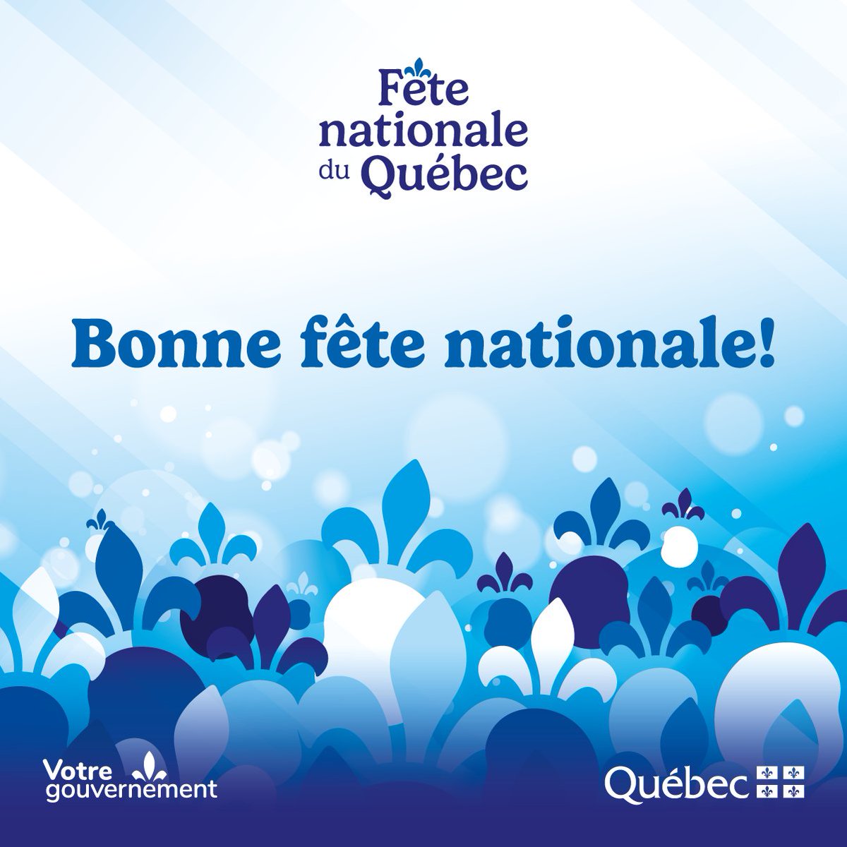 ⚜️ 𝐁𝐨𝐧𝐧𝐞 𝐟𝐞̂𝐭𝐞 𝐧𝐚𝐭𝐢𝐨𝐧𝐚𝐥𝐞 𝐝𝐮 𝐐𝐮𝐞́𝐛𝐞𝐜! ⚜️ Aujourd’hui, joignez-vous aux festivités de la fête nationale offertes gratuitement partout au Québec et venez célébrer fièrement notre culture! 🎉Pour en savoir plus: fetenationale.gouv.qc.ca  #FêteNationale