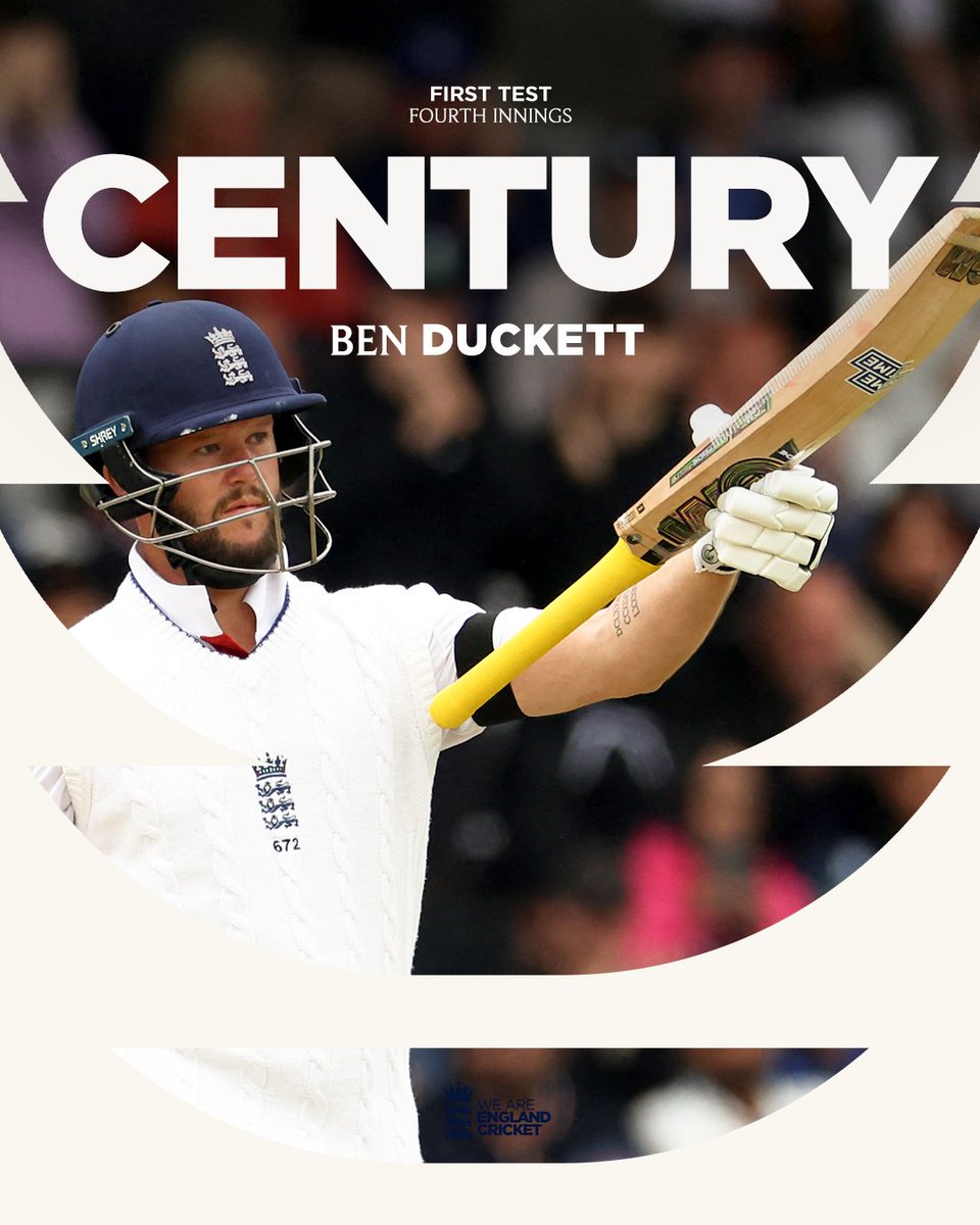 A MASSIVE hundred in the context of this run chase 🤩

Ben Duckett is on another level 📈