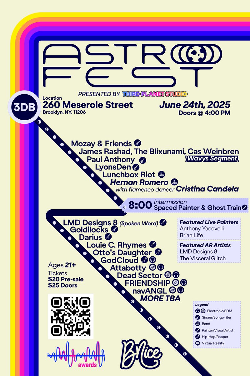 If you can't make it to NY this year, catch ASTRO FEST 2025 Live on Twitch or in the metaverse!  Doors open at 4pm EST

<a href="/hyperfy_io/">Hyperfy</a> - hyoerfy.io/3pslive
Twitch-  twitch.tv/thirdplanetstu…