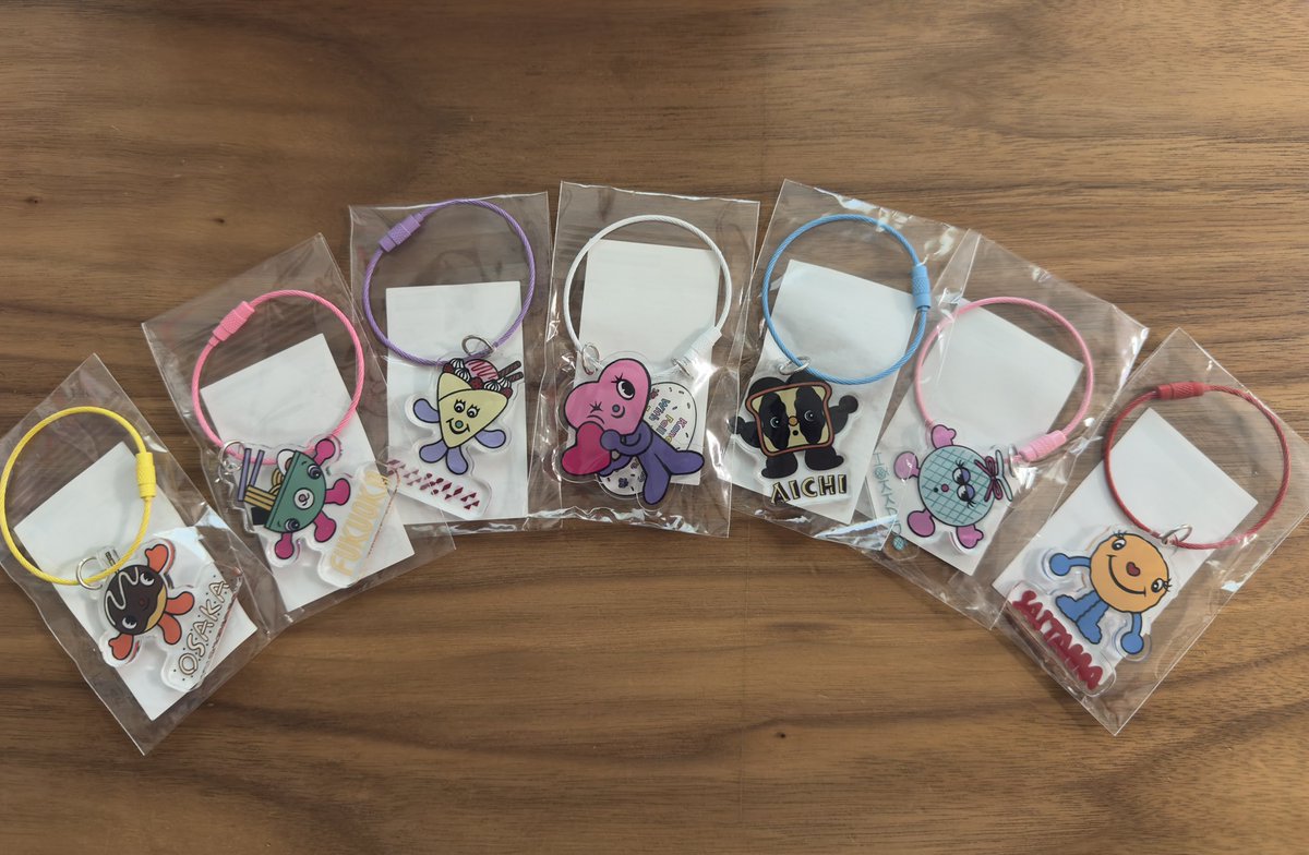 ご当地アクキー！
6都市11公演参戦でコンプ！
宝物です！