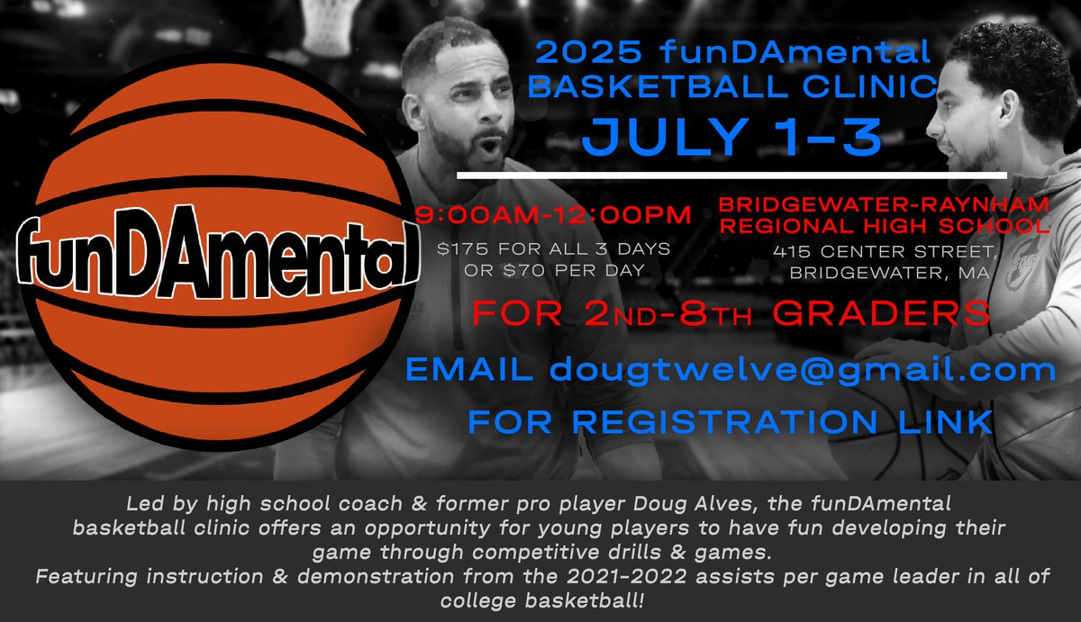 🏀1 week away!
Use the following link to register:
docs.google.com/forms/d/1nirq2…