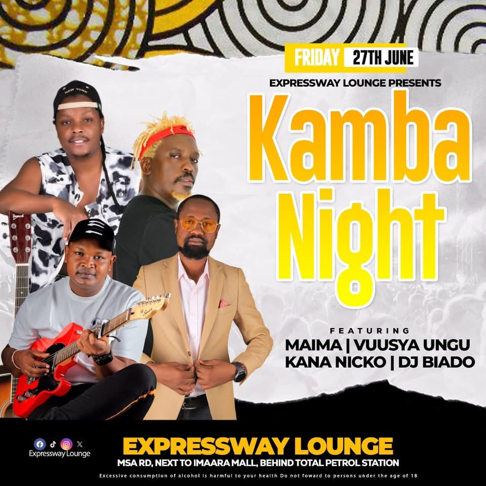 lawrencekitema's tweet photo. Get ready for #KambaNight this Friday, June 27, 2025, at your ultimate entertainment destination โ @XpresswayLounge! ๐ถ Located along Mombasa Road, right next to Imaara Mall behind Total Petrol Station โฝ. Donโt miss out on an unforgettable night of music, culture, and vibes! https://t.co/5FLrmsbeaT