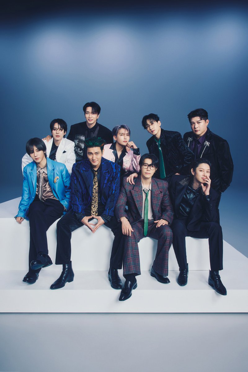 whatthekpop1's tweet photo. #SuperJunior unveils the group, #Leeteuk, #Yesung, #Shindong, #Eunhyuk and #Kyuhyun's photos for their 12th album, 'Super Junior25'. #kpop @SJofficial https://t.co/FqjC54FWeO