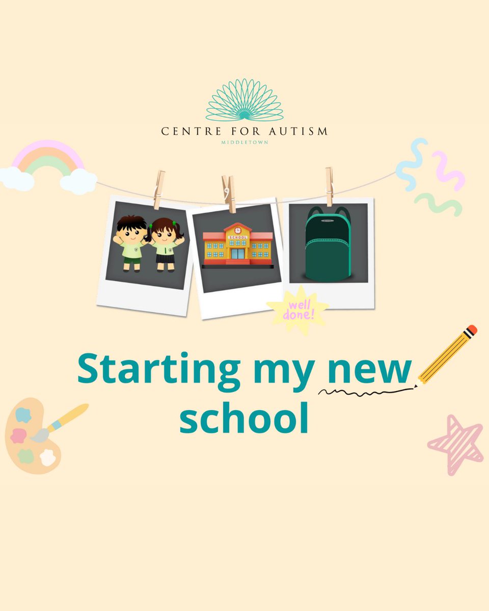 Starting in a new school can be a time of excitement and opportunity, but it can also come with a lot of unknowns. These two resources offer young people the chance to prepare for transition on their own terms.  

Resource 1:
middletownautism.com/files/shares/R…

2:
middletownautism.com/files/shares/R…