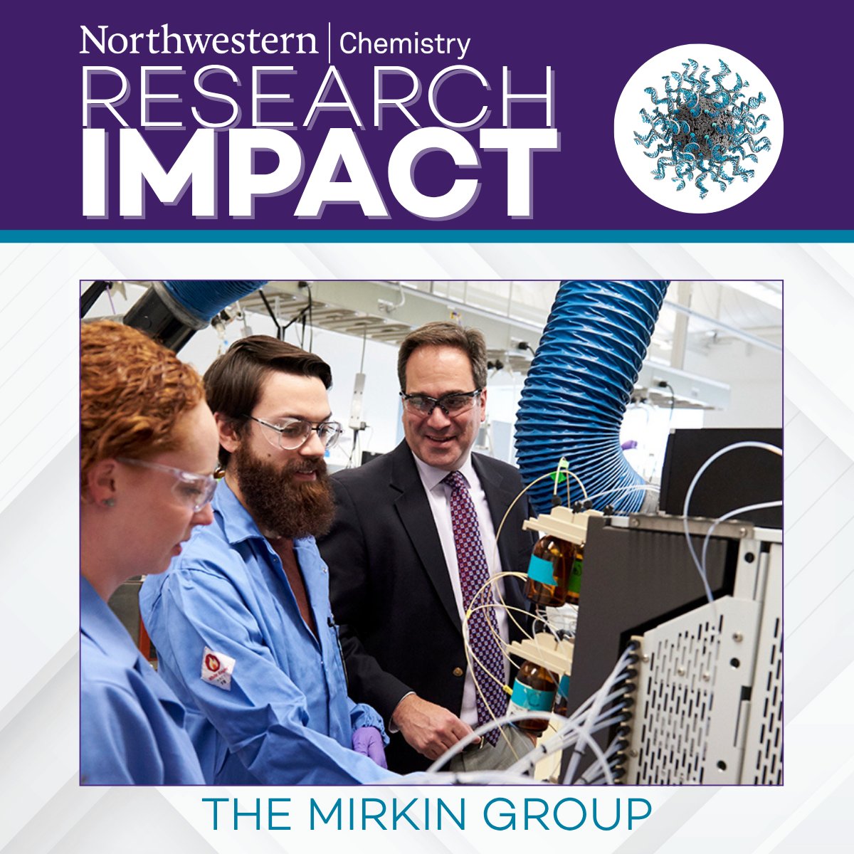 Northwestern Chemistry (@nuchemistry) on Twitter photo Cancer. Diagnostics. Programmable materials.
One <a href="/NorthwesternU/">Northwestern</a> breakthrough is shaping it all.
#SNAs power cancer drugs and diagnostics at over half the world’s top hospitals—and launched structural #nanomedicine. 🧪💜 #NUChemImpact
🔗 bit.ly/Mirkin-Impact Cancer. Diagnostics. Programmable materials.
One <a href="/NorthwesternU/">Northwestern</a> breakthrough is shaping it all.
#SNAs power cancer drugs and diagnostics at over half the world’s top hospitals—and launched structural #nanomedicine. 🧪💜 #NUChemImpact
🔗 bit.ly/Mirkin-Impact