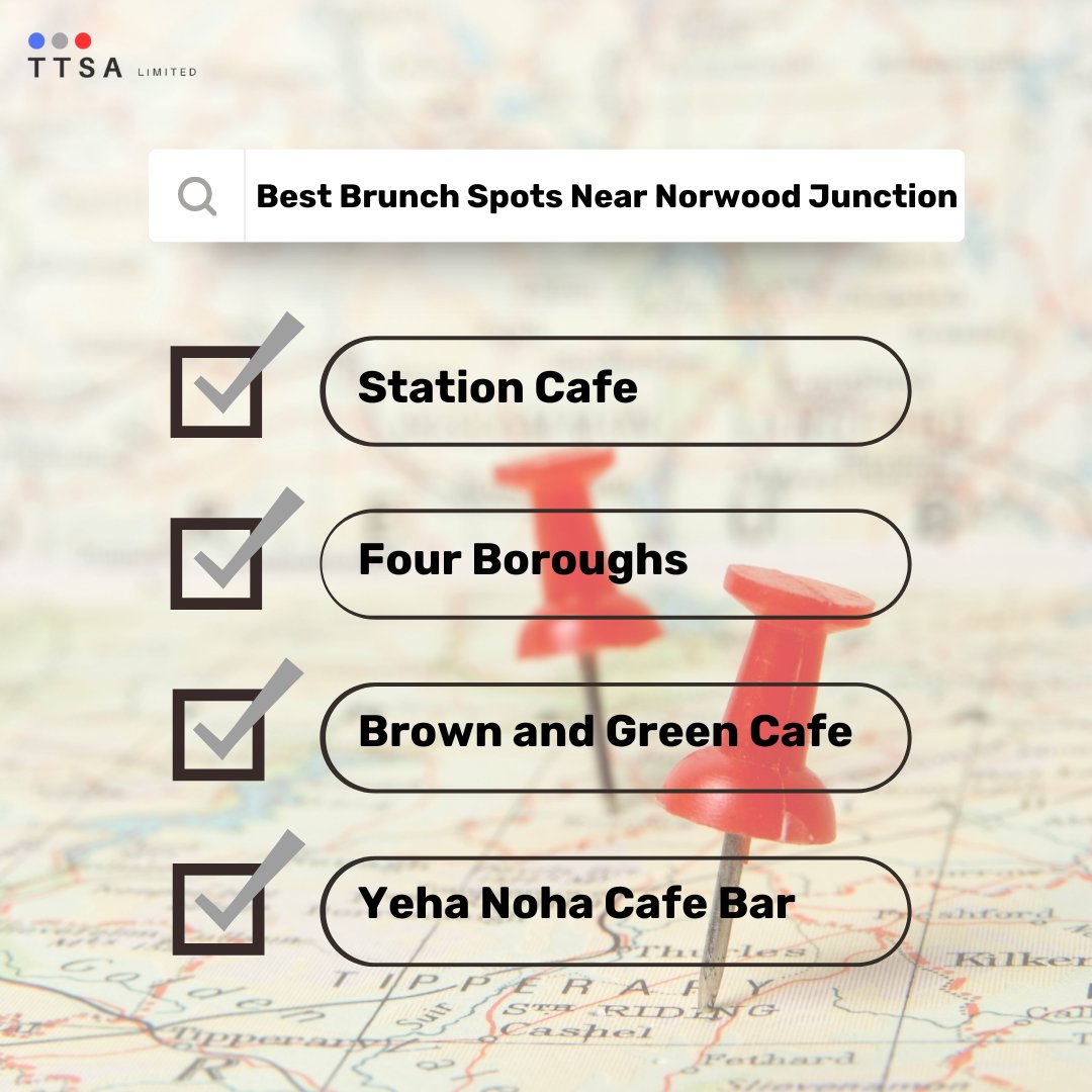 TTSALimited's tweet photo. Brunch near Norwood Junction? These 4 local gems belong on your weekend list. From cosy cafés to flaky pastries, artisan coffee, and hearty brunch plates — perfect for every kind of brunch lover
#TTSA #ExploreNorwoodJunction #BrunchLovers #LocalGems #LondonEats #BrunchSpots https://t.co/MdD0pn68Hx