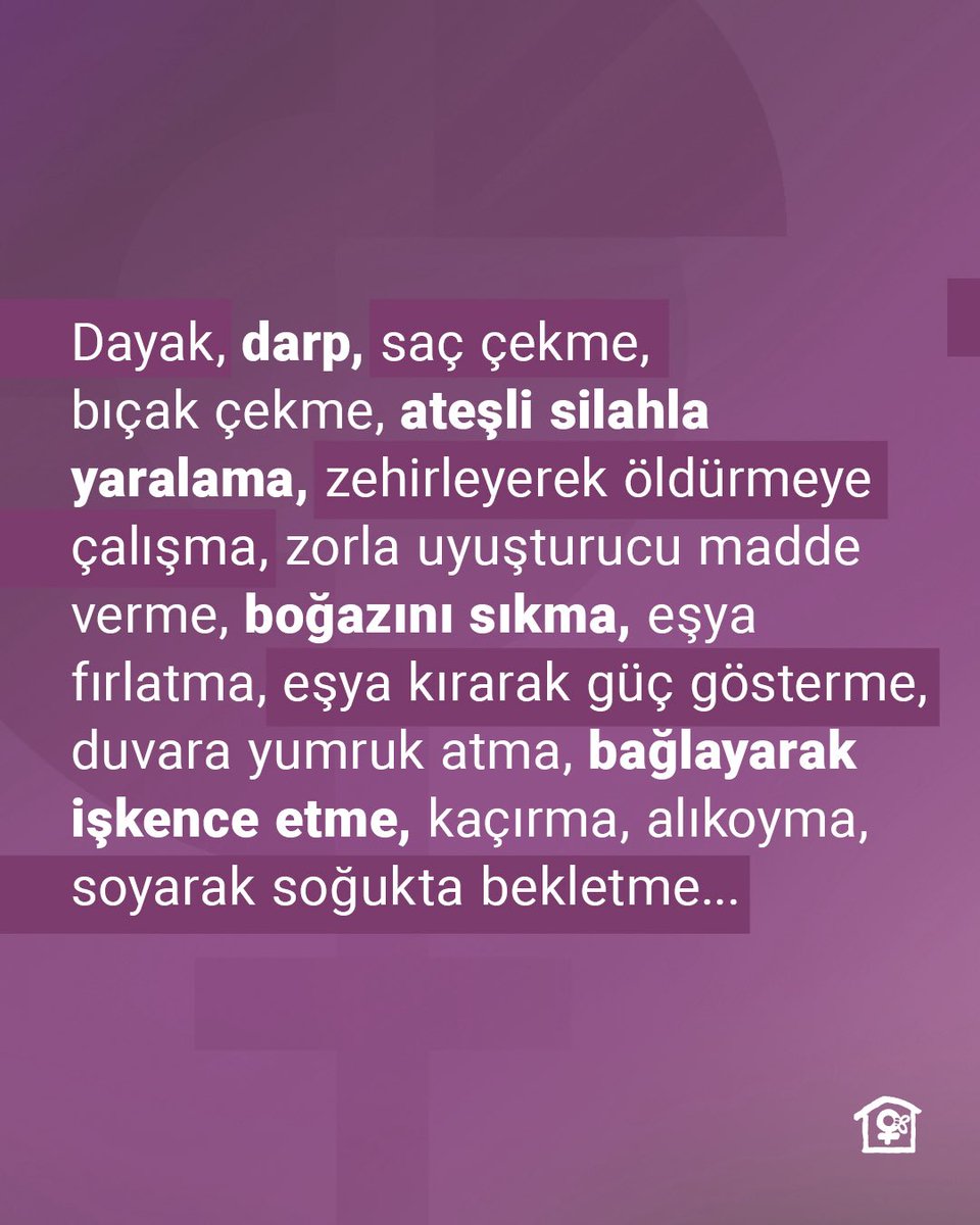 2024 yılında Mor Çatı’ya ulaşan kadınların psikolojik şiddetten sonra en çok maruz kaldığı şiddet türü yine fiziksel şiddet oldu.