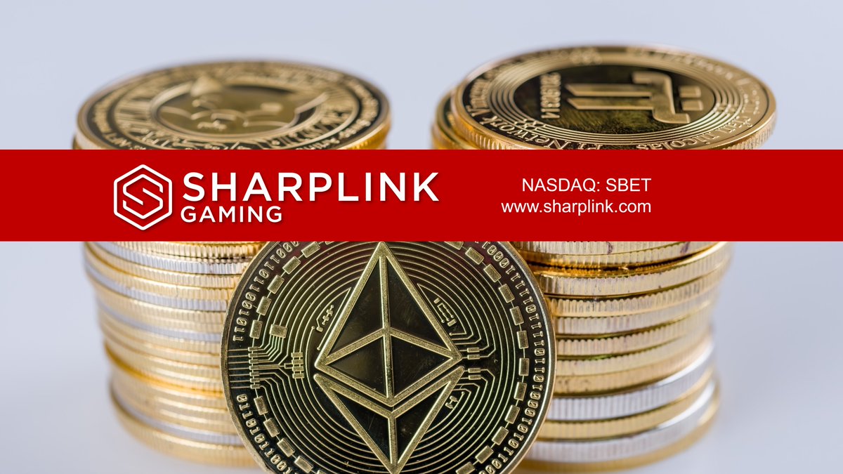 Today, SharpLink announces that our ETH holdings have further increased to 188,478, which were acquired at an average price of $2,513 per ETH.  investors.sharplink.com/sharplink-gami…