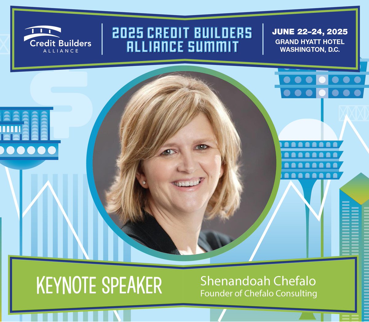 #CBASummit25 Now:

Keynote speaker Shenandoah Chefalo (Founder &amp; Lead Strategist, Chefalo Consulting) on exploring how trauma—often hidden in plain sight—shapes our financial well-being and resilience. A powerful message on healing, equity, and moving forward.
#CreditBuilding