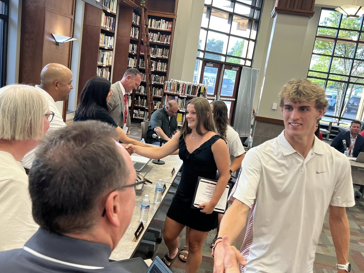 The following students were recognized during the 6/23/25, BOE Meeting:

Girls T&amp;F: Courtney Clabough, 2nd in Shot Put &amp; 7th in Discus at IHSA Championship
Boys T&amp;F: Owen Horeni, 2nd Place in 800M Run at IHSA Championship
Softball: Kayla Kersting, 1st Team All-State, 4A Softball