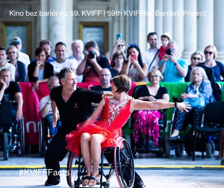 Projekt Kino bez bariér pokračuje i na #KVIFF59.
Lidé s handicapem a jejich doprovod mají k dispozici zdarma vstupenky do bezbariérových kinosálů, asistenční služby, dopravu speciálně upravenými auty po Varech, parkovací místa u hotelu Thermal i rozsáhlý informační servis.