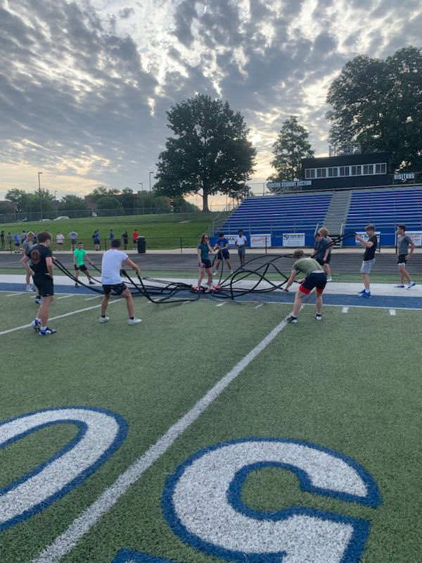 JaysFootball's tweet image. We are fortunate to have two great summer interns with us from Missouri State, thanks Grace and Ally!