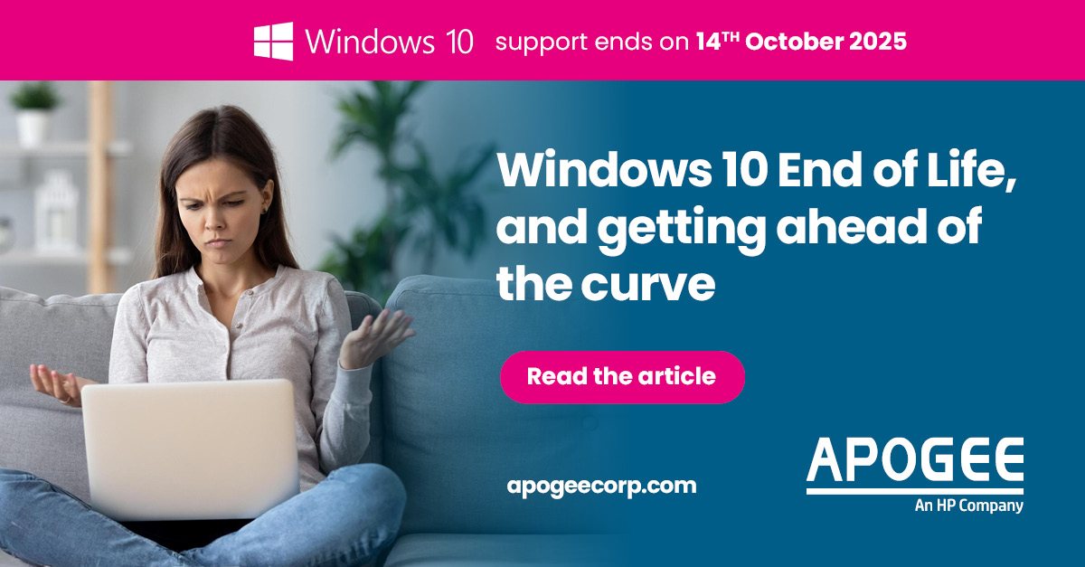 There's just 4️⃣ MONTHS left to go until support ends for Windows 10. And don't forget: there's only so many devices to go around, and you're not the only one who needs them.

Talk to us about fast-tracking you: eu1.hubs.ly/H0lf4kd0

#Windows11 #EOL #manageditservices #upgrade