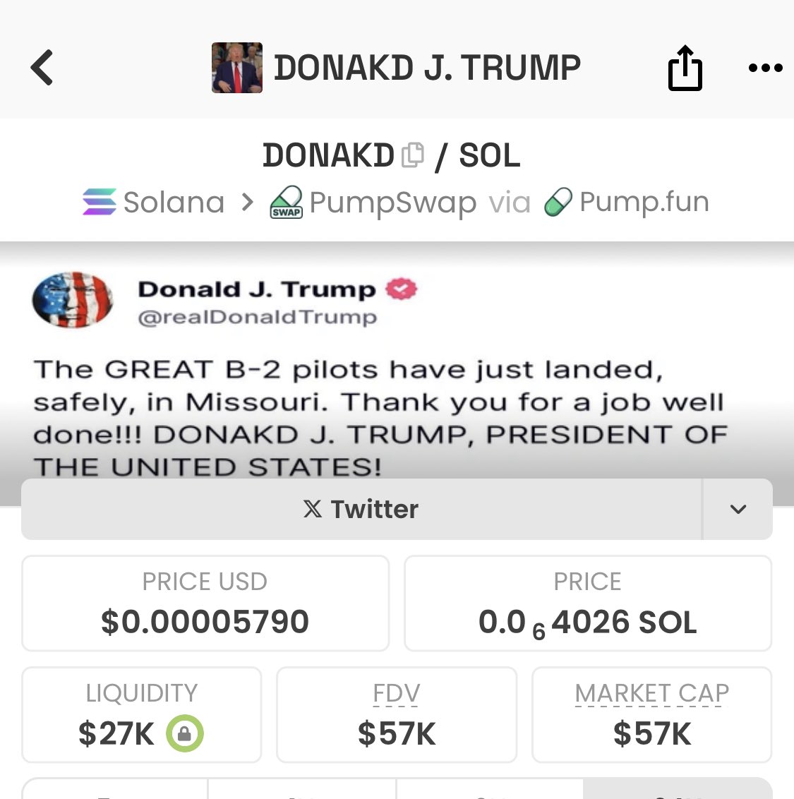 Can we see this run to 100Mill in the coming days? 👀

Here is $Donakd having the-same play book as $Boden

Will you ape or not?👀

6YhyT7u4GNcaJ1Z3YFxLY64qEjcGYnd4ane1njwTtnhp