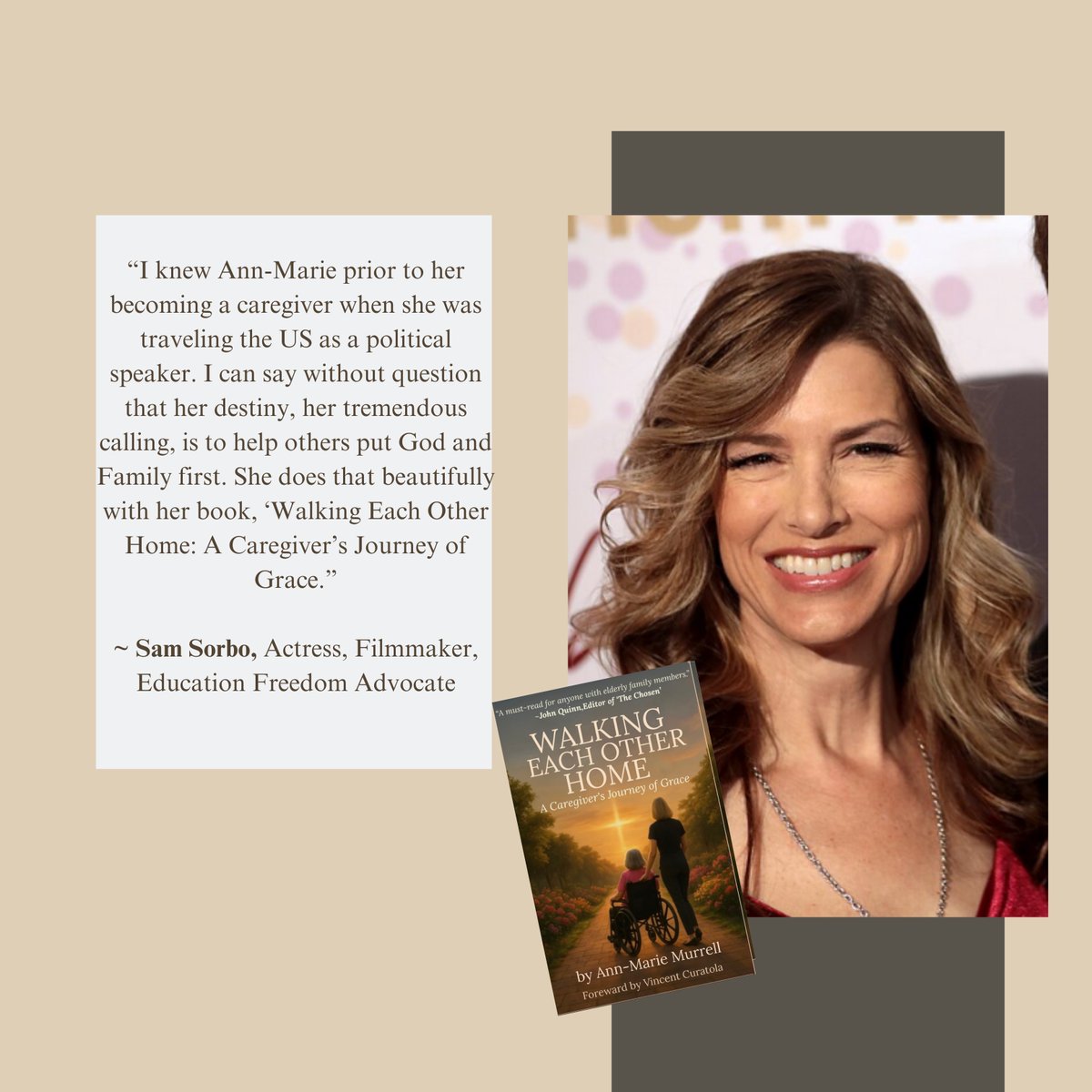 ThePolitiChicks's tweet photo. The Sorbo's are such great examples of 'Christians in action', proud to have their endorsements for my book (launching July 1) https://t.co/YKE5WwUW9m