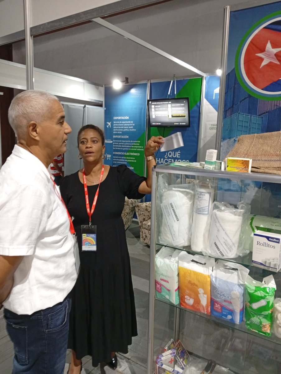 ilimpex_oficial's tweet photo. Primer día en #ExpoCaribe2025 con reuniones exitosas y gran afluencia en el stand de Ilimpex. Seguimos fortaleciendo la industria ligera cubana y conectando Cuba con el mundo. #Ilimpex #IndustriaLigeraCubana #Networking #SantiagoDeCuba https://t.co/mSLgv2imZ4