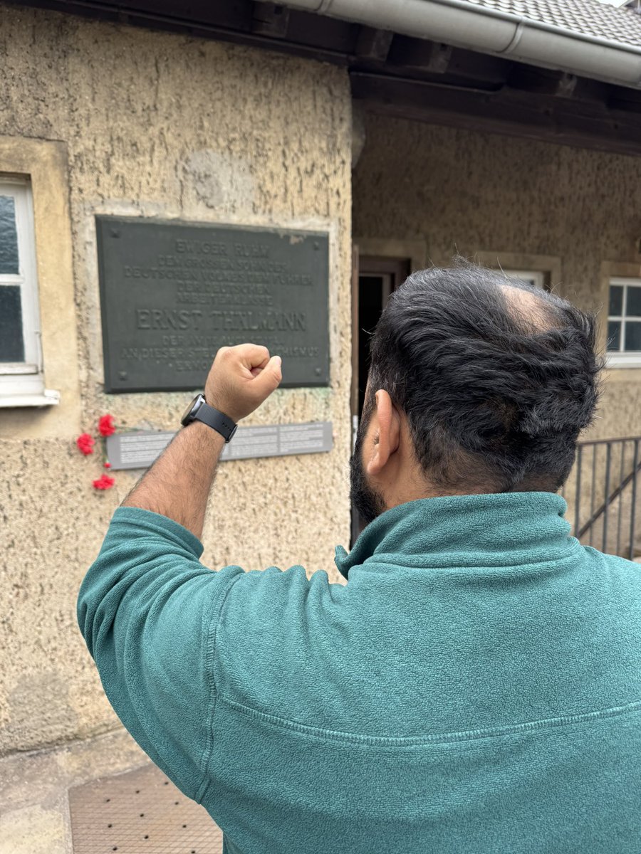 Vijay Prashad (@vijayprashad) on Twitter photo Atul Chandra (<a href="/tri_continental/">Tricontinental Institute for Social Research</a>) and I pay our eternal respects to comrade Ernst Thalmann (1886-1944) at the Nazi concentration camp at Buchenwald, where he was killed; we wrote about how the communists liberated Buchenwald (thetricontinental.org/newsletterissu…). Atul Chandra (<a href="/tri_continental/">Tricontinental Institute for Social Research</a>) and I pay our eternal respects to comrade Ernst Thalmann (1886-1944) at the Nazi concentration camp at Buchenwald, where he was killed; we wrote about how the communists liberated Buchenwald (thetricontinental.org/newsletterissu…).