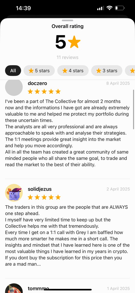 <a href="/OCCAMTrading/">OCCAM Trading Group</a> is undervalued.

You could join us for £0.74 per day or join larger groups at a much greater cost, between £5 - £10 per day.

Most trading groups I have joined have been pretty lacklustre.

We are better than more premium groups out there and we are here every day.