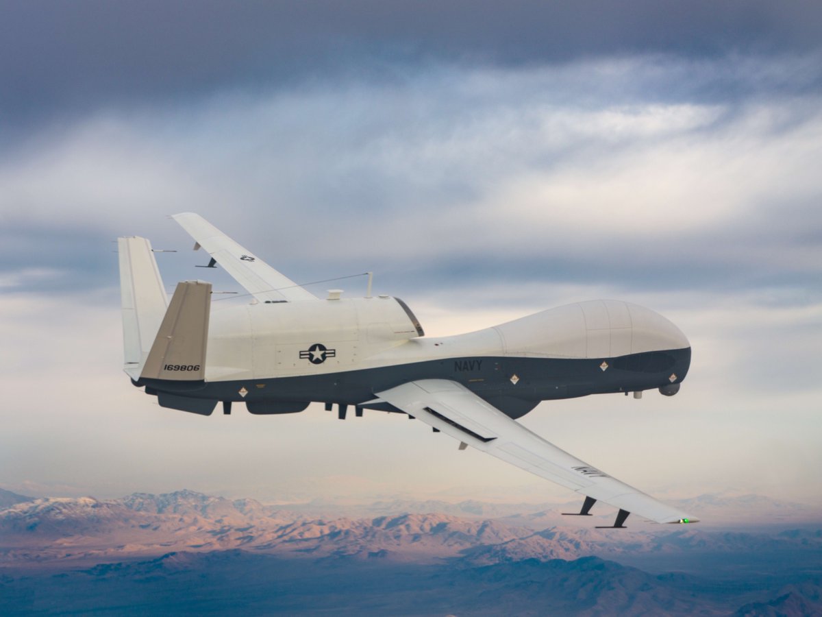 NGCNews's tweet image. Triton is the world's premier unmanned maritime intelligence, surveillance, reconnaissance and targeting aircraft. Learn more about the latest MQ-4C Triton currently undergoing testing with the US Navy: news.northropgrumman.com/triton/Northro…
