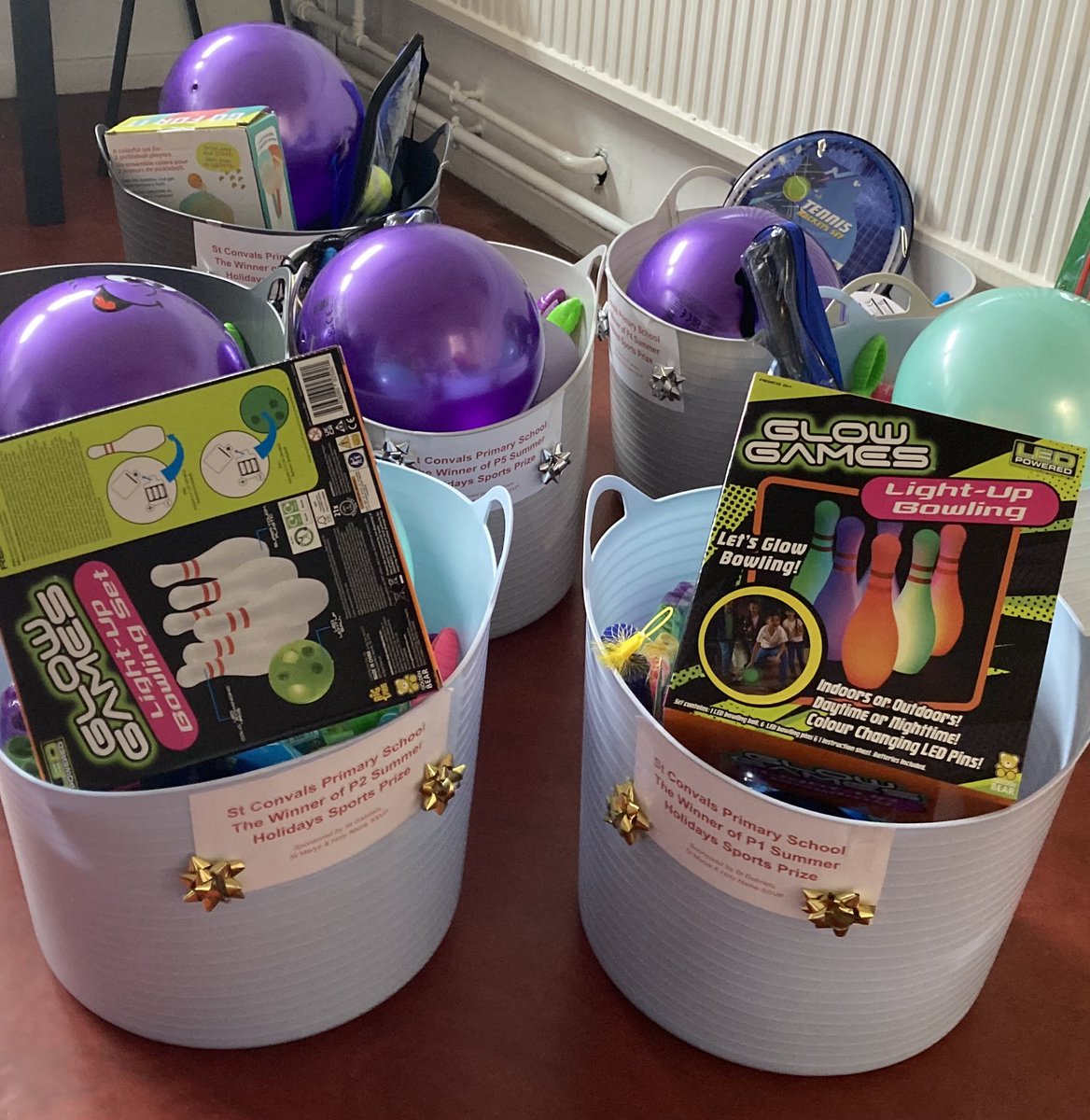 Thank you to our fantastic Parent Council for the ice cream van visit today and also to SVDP at St Mary’s, Holy Name and St Gabriel’s Parish for the Summer Sport Hampers.
