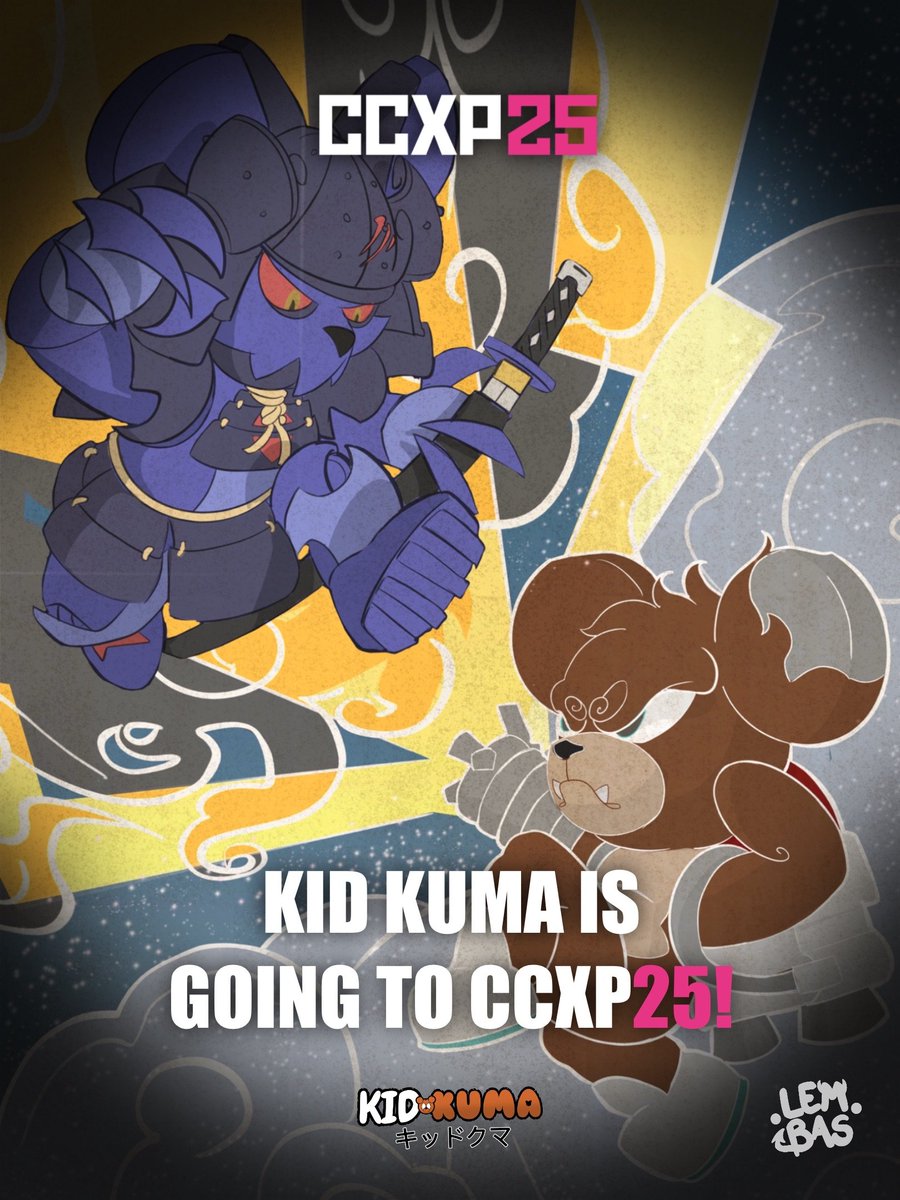 Proud to announce that <a href="/TheKidKuma/">Kid Kuma - Graphic Novel</a> will be at the largest comic con in Brazil!🤯
<a href="/CCXPoficial/">CCXP</a>