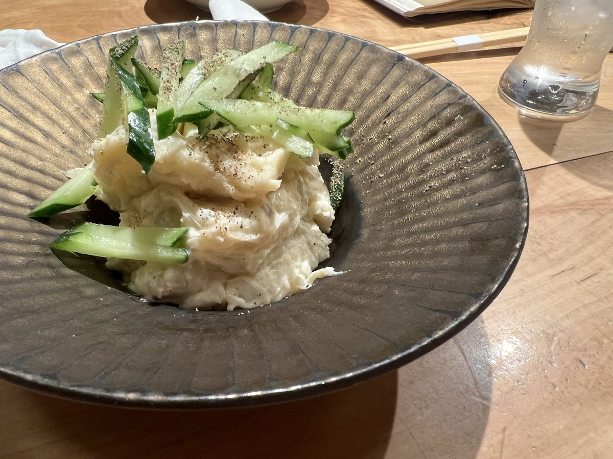 ポテトサラダが滑らか。