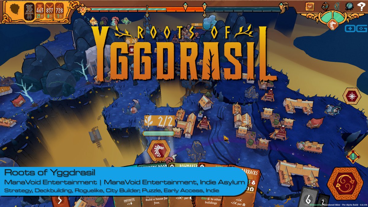OverageGmngCom's tweet photo. OG plays Roots of Yggdrasil!
https://t.co/HkFoCp8XCJ
Like & Sub!
@WeAreYggdrasil
@WeAreManaVoid
@IndieAsylumMTL
#rootsofyggdrasil #deckbuilding #citybuilder #roguelike #puzzle #IndieGameTrends #IndieWatch #IndieGameDev #IndieGame #IndieGames #Gameplay #letsplay #gaming https://t.co/SJuDmjOD3a