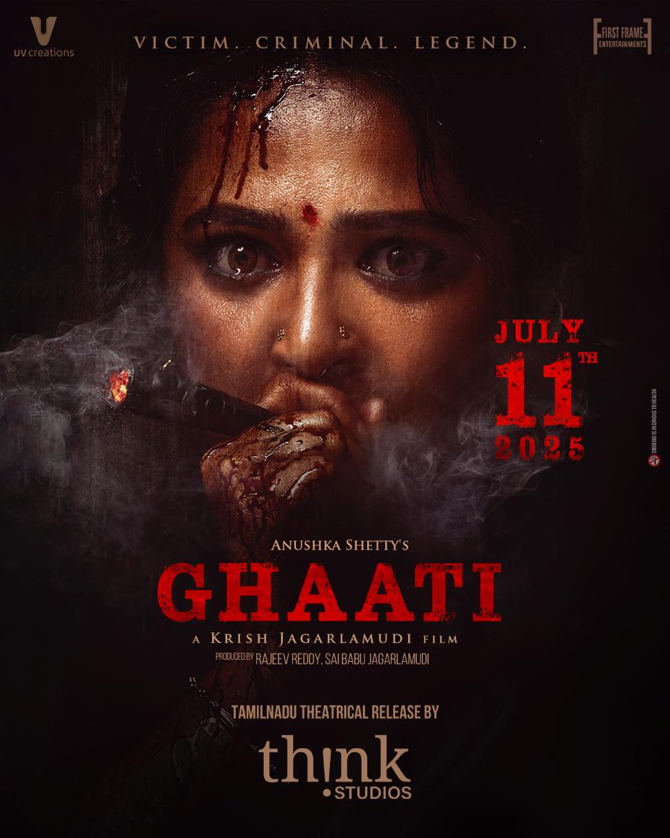 meenakshisundaram (@meenakshinews) on Twitter photo The Queen is back to rule the screens 🔥
#Ghaati – Tamil Nadu theatrical release by <a href="/ThinkStudiosInd/">Think Studios</a> , hitting screens on July 11
⭐ing ‘The Queen’ <a href="/MsAnushkaShetty/">Anushka Shetty</a> & <a href="/iamVikramPrabhu/">Vikram Prabhu</a>
Directed by <a href="/DirKrish/">Krish Jagarlamudi</a>
Produced by <a href="/UV_Creations/">UV Creations</a> & <a href="/FirstFrame_Ent/">First Frame Entertainments</a>
Music on <a href="/adityamusic/">Aditya Music</a>
@Think The Queen is back to rule the screens 🔥
#Ghaati – Tamil Nadu theatrical release by <a href="/ThinkStudiosInd/">Think Studios</a> , hitting screens on July 11
⭐ing ‘The Queen’ <a href="/MsAnushkaShetty/">Anushka Shetty</a> & <a href="/iamVikramPrabhu/">Vikram Prabhu</a>
Directed by <a href="/DirKrish/">Krish Jagarlamudi</a>
Produced by <a href="/UV_Creations/">UV Creations</a> & <a href="/FirstFrame_Ent/">First Frame Entertainments</a>
Music on <a href="/adityamusic/">Aditya Music</a>
@Think