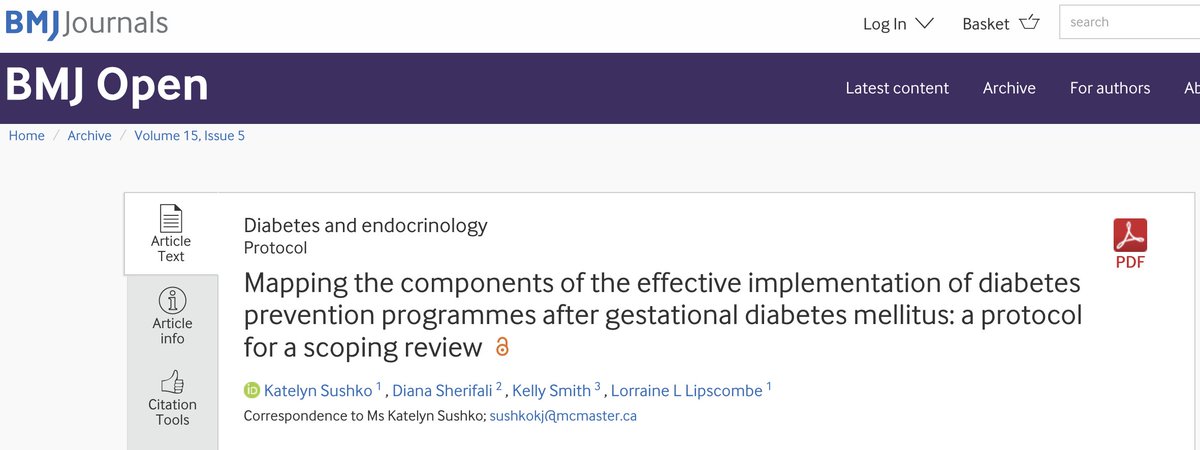 Novo Nordisk Network for Health Populations (@nhp_uoft) on Twitter photo New research from Katelyn Sushko and Dr. <a href="/LorraineLipsc17/">Lorraine Lipscombe</a> looks at mapping the components of the effective implementation of diabetes prevention programs after gestational diabetes.
bmjopen.bmj.com/content/15/5/e… New research from Katelyn Sushko and Dr. <a href="/LorraineLipsc17/">Lorraine Lipscombe</a> looks at mapping the components of the effective implementation of diabetes prevention programs after gestational diabetes.
bmjopen.bmj.com/content/15/5/e…