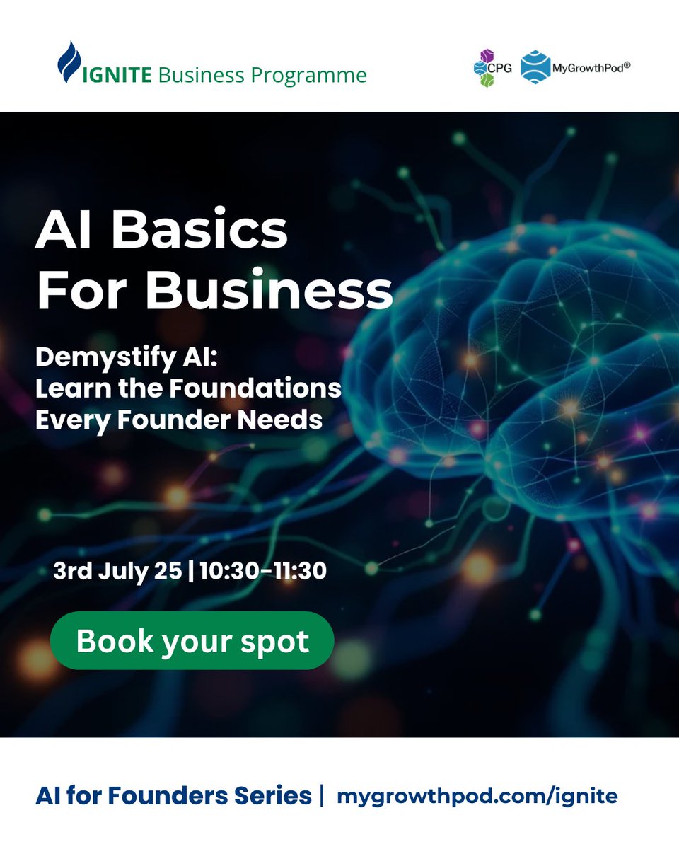 📢 Discover how AI can support your business at AI Basics for Business — a free online workshop from <a href="/wandbc/">Wandsworth Council</a>’s Ignite Programme.

🤖 What AI is?
🛠️ Tools to boost productivity 
💼 Real-life business uses

🗓️ Thurs 3 July | 10:30am-11:30am
🔗 shorturl.at/cAVGL