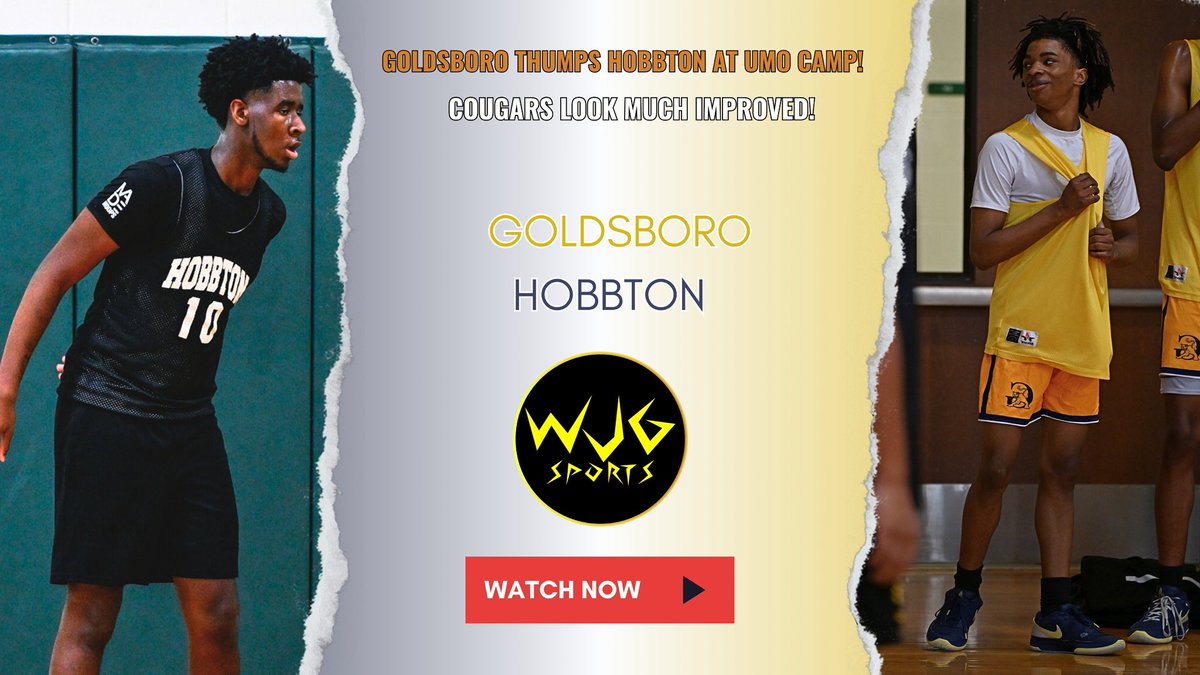 Goldsboro thumps Hobbton at University of Mount Olive team camp!
youtu.be/1tCxX3QSivc