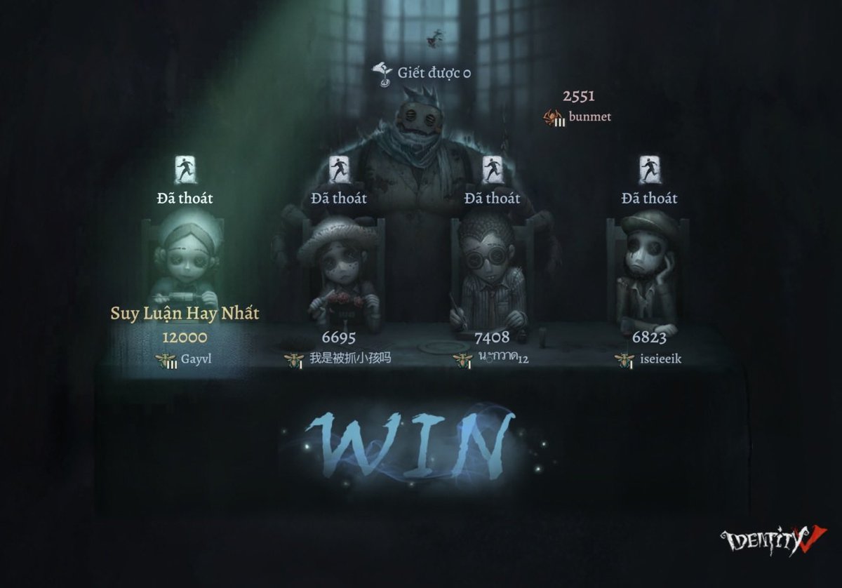 ShoheiLee's tweet photo. Tôi đang chơi Identity V. Bạn nghĩ đó là game ư? https://t.co/22E6kXDT54