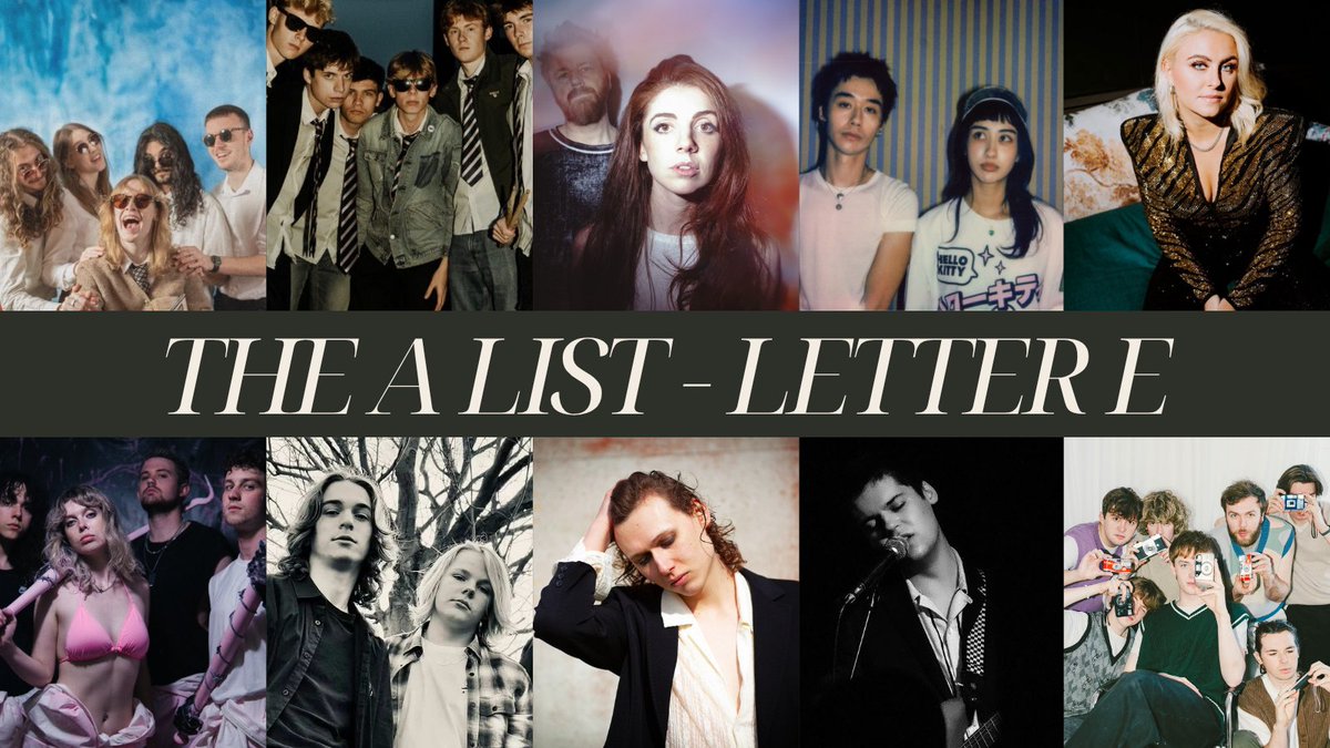 The most eclectic edition yet of our "A List" - 250 Artists to Watch before 2028! Letter "E" has thrown up some incredible artists across a number of genres. 

Check out the full blog and list right here: thefrontrow.online/2025/06/24/the…