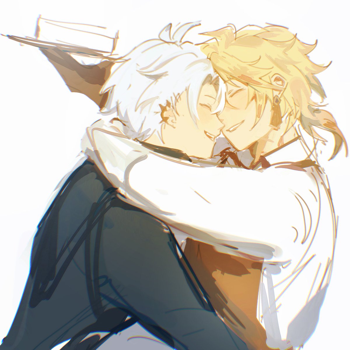 rough doodle because happiness suits them more ngl #phaidei