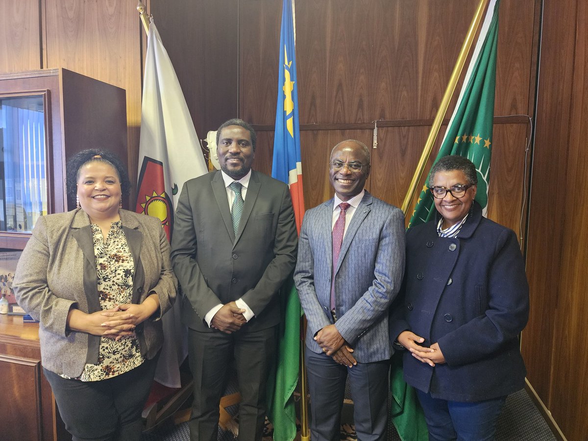 SamOcranKweku's tweet image. Had a productive meeting with UNAM Vice Chancellor, Prof. Kenneth Matengu, to explore deeper collaboration on the SBC Academia Network, bringing academia, research and policy closer to community impact. #UNAM @UnicefNamibia #SBCNamibia #PartnershipsForChange