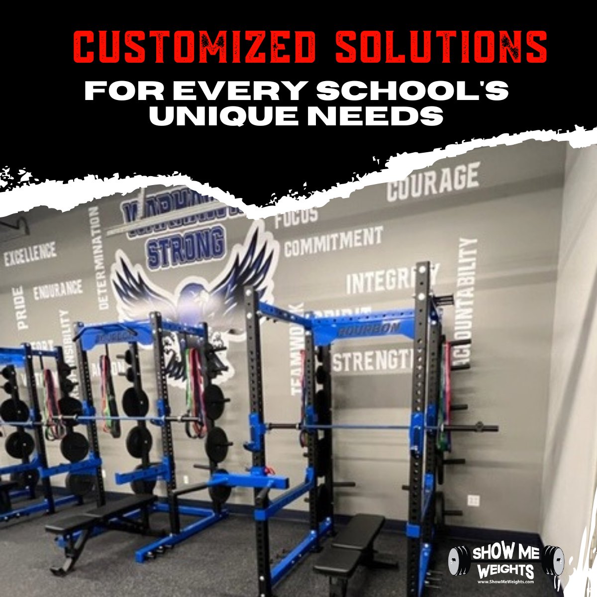 Let Show Me Weights help you design your new weight room! 🏋️‍♂️ Work with our expert staff to create the perfect space just for you.  #ShowMeWeights #CustomWeightRoom

showmeweights.com/pages/customiz…