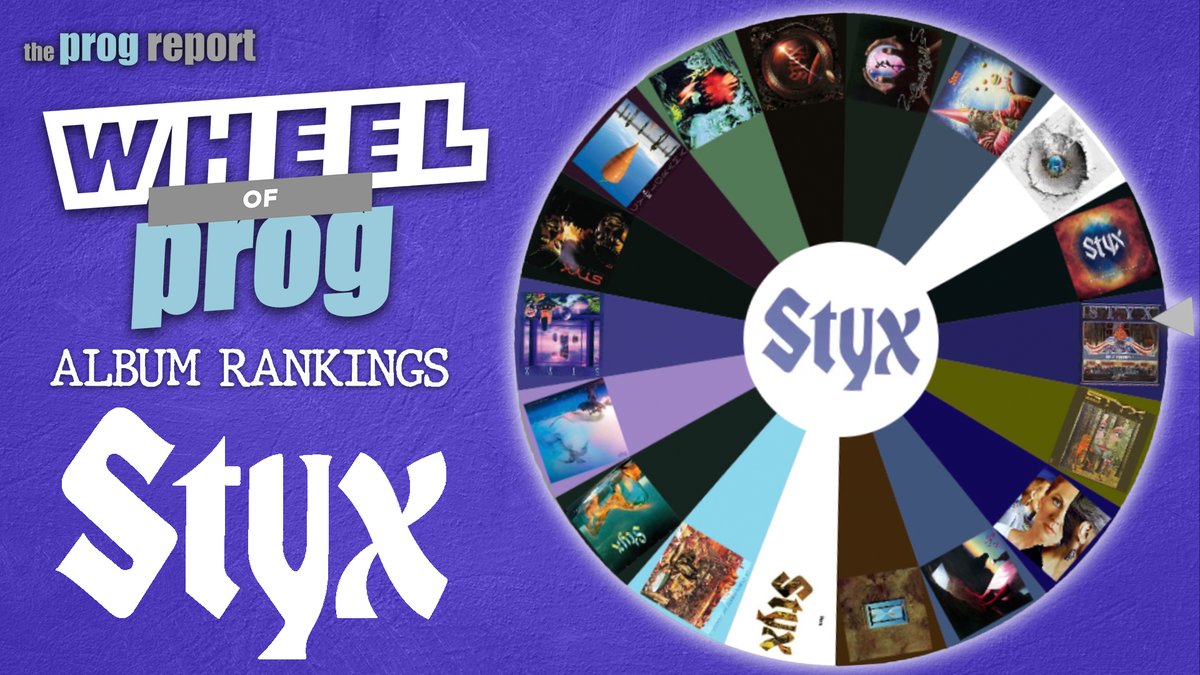New Wheel of Prog episode ranking Styx studio albums!  Watch here: youtu.be/aN2kzuZvwN0