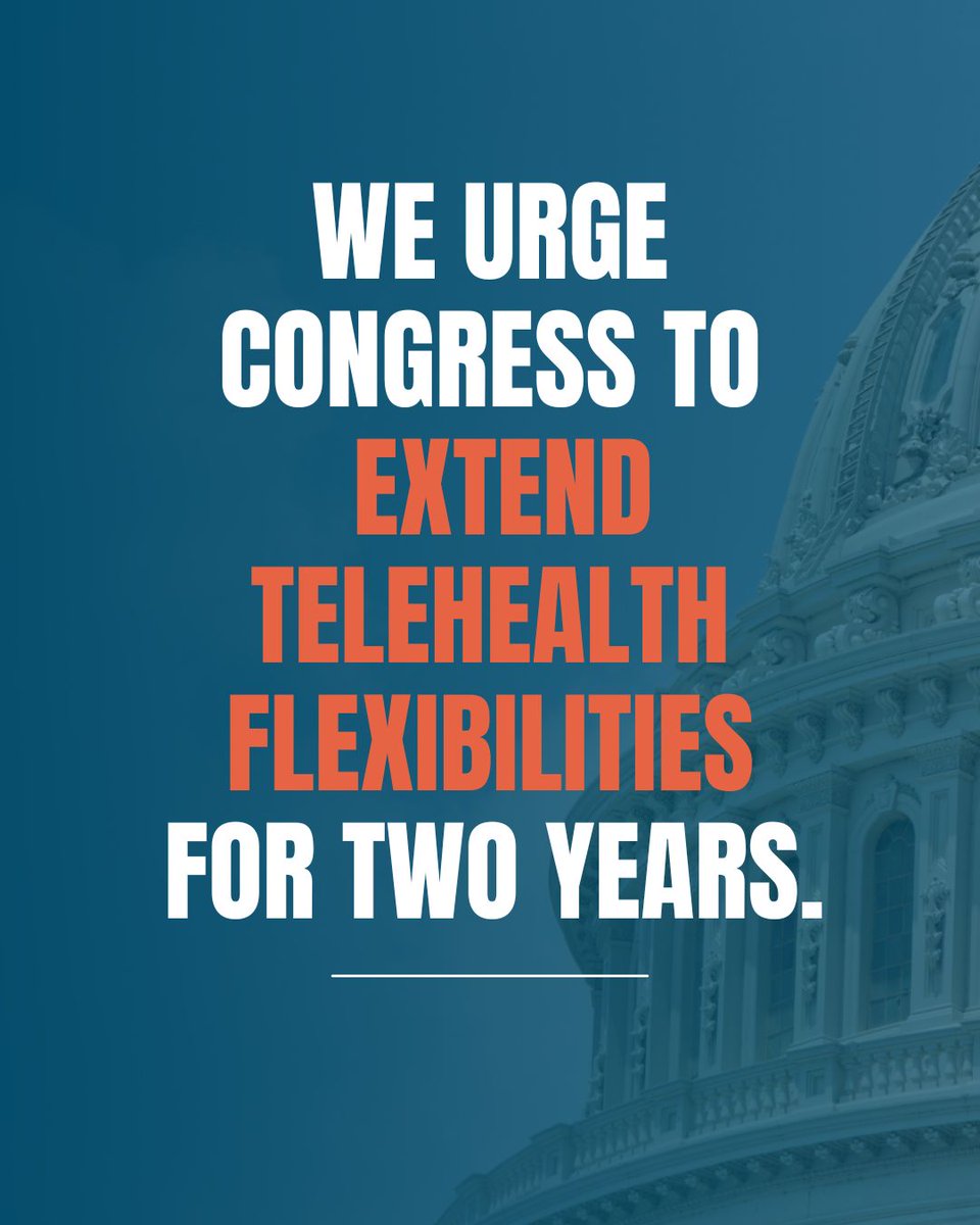 Two-thirds of behavioral health workforce shortage areas are rural. As Medicare telehealth flexibilities expire, these residents risk losing care. Extending telehealth for two years will ensure continued access. Congress must act by September 30 to maintain these flexibilities.
