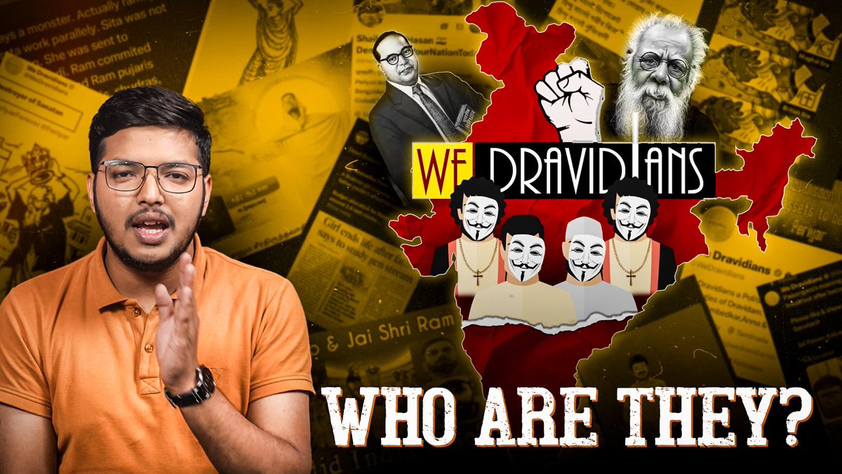 Prateek (@poignantprateek) on Twitter photo Yess, spot on <a href="/krithikasivasw/">krithika sivaswamy</a> ma’am. Here is a detailed post expose of <a href="/WeDravidians/">We Dravidians</a>, elaborating on how its Muslim & Christian admins are manipulating Tamils, claiming to be their “true representatives”, and sowing discording among us Hindus.
Watch 🎥: bit.ly/4kVWrbi Yess, spot on <a href="/krithikasivasw/">krithika sivaswamy</a> ma’am. Here is a detailed post expose of <a href="/WeDravidians/">We Dravidians</a>, elaborating on how its Muslim & Christian admins are manipulating Tamils, claiming to be their “true representatives”, and sowing discording among us Hindus.
Watch 🎥: bit.ly/4kVWrbi