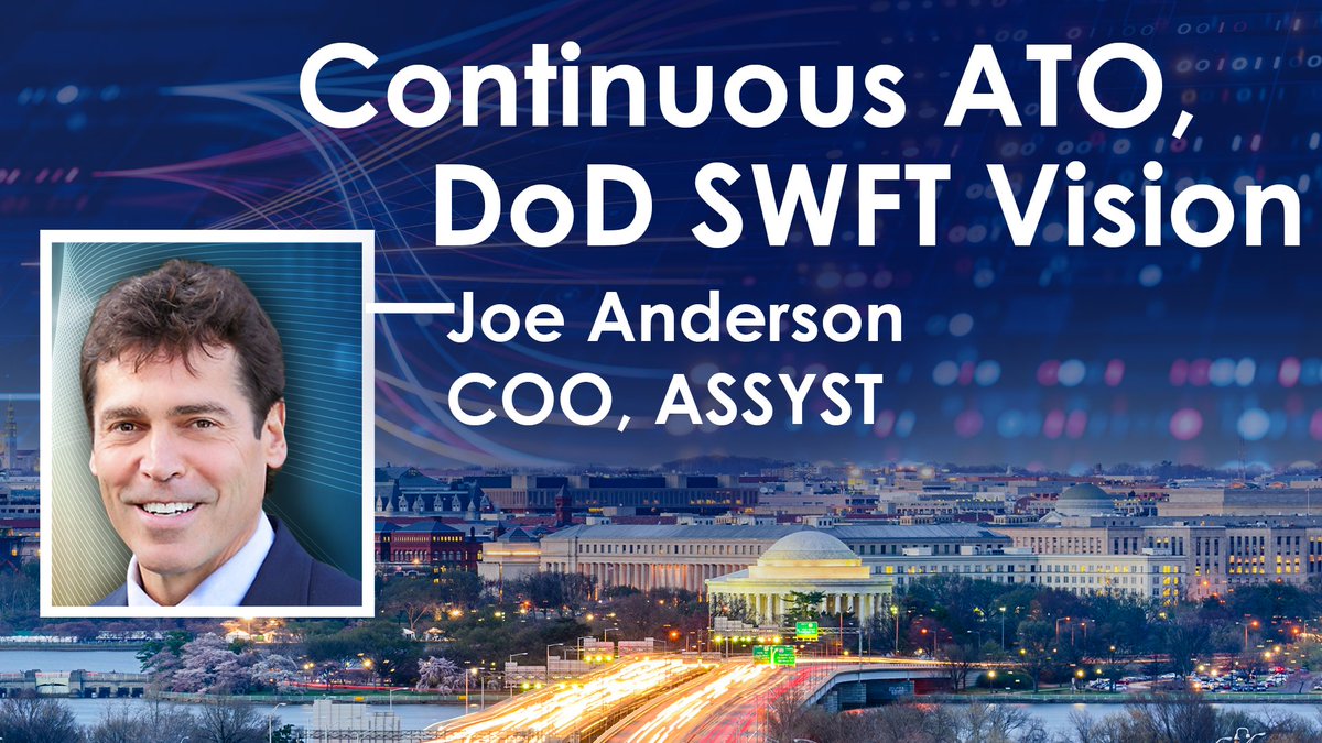 linkedin.com/pulse/advancin… ASSYST’s Joe Anderson discusses Advancing Continuous ATO and Rapid Innovation at Scale Aligned with the DoD SWFT Vision | #cybersecurity #aifirst #RMF #SWFT #DoD