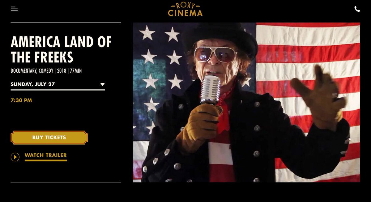 ᘻᓰᖽᐸᘿ 𝔹 (@_rareart) on Twitter photo This screening's been YEARS in the making! Ulli Lommel's swan song, America - Land of the FreeKS (2018), is finally getting its US PREMIERE at the <a href="/RoxyCinemaNYC/">Roxy Cinema New York</a> July 27! Hosted by <a href="/GinaTelaroli/">gina telaroli</a> and I. Not to be missed! Get yr tix NOW! roxycinemanewyork.com/screenings/ame… This screening's been YEARS in the making! Ulli Lommel's swan song, America - Land of the FreeKS (2018), is finally getting its US PREMIERE at the <a href="/RoxyCinemaNYC/">Roxy Cinema New York</a> July 27! Hosted by <a href="/GinaTelaroli/">gina telaroli</a> and I. Not to be missed! Get yr tix NOW! roxycinemanewyork.com/screenings/ame…
