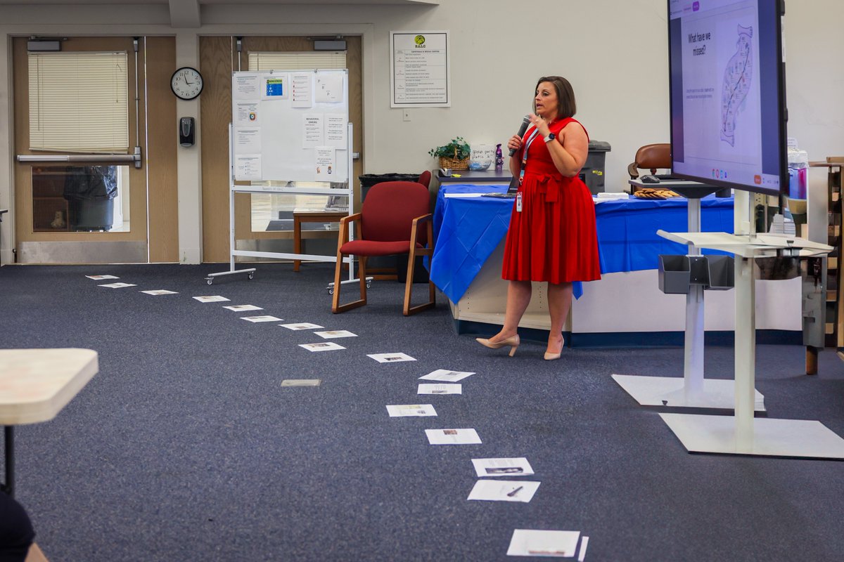 StanlySchools's tweet photo. District leaders took time to reflect, connect, and celebrate the legacy of Stanly County Schools through a powerful “Telling Our Story” activity.
The session wrapped up with taking a group photo of all the district leaders who are proud graduates of Stanly County Schools.  💙 https://t.co/SzguYyZ5FX