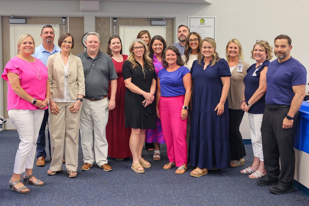 StanlySchools's tweet photo. District leaders took time to reflect, connect, and celebrate the legacy of Stanly County Schools through a powerful “Telling Our Story” activity.
The session wrapped up with taking a group photo of all the district leaders who are proud graduates of Stanly County Schools.  💙 https://t.co/SzguYyZ5FX
