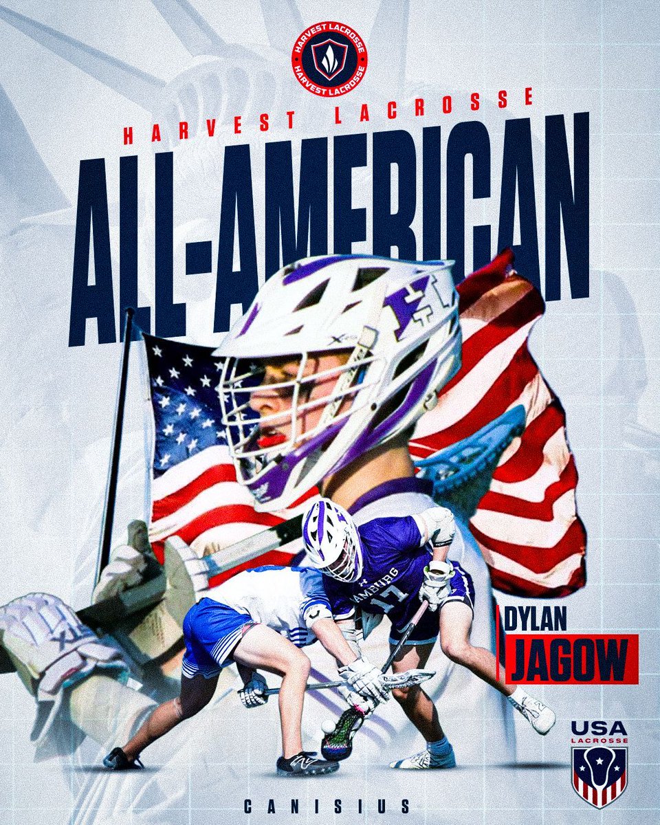 We’re thrilled to congratulate Dylan Jagow on being named a USA Lacrosse All-American!
Dylan plays with grit and purpose every time he steps on the field. His leadership and commitment to constant improvement make this recognition incredibly well deserved.