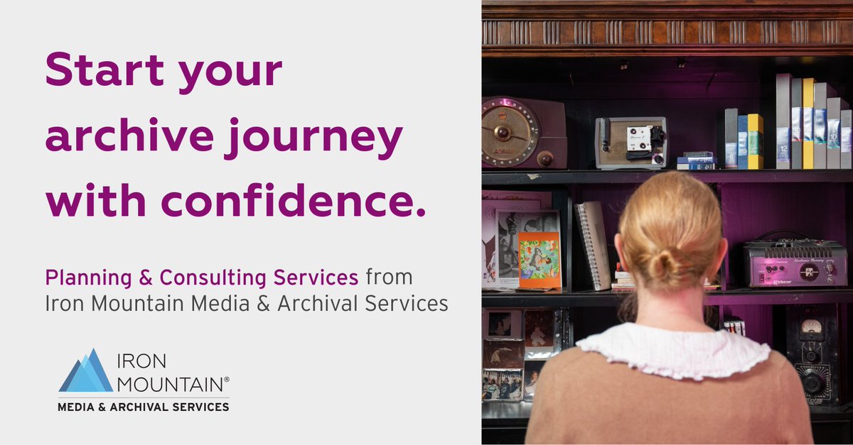 Every successful archive strategy begins with a clear plan. Iron Mountain Media &amp; Archival Services helps you assess risks, prioritize assets, and map a path toward long-term preservation and access.
spr.ly/6011NvInL