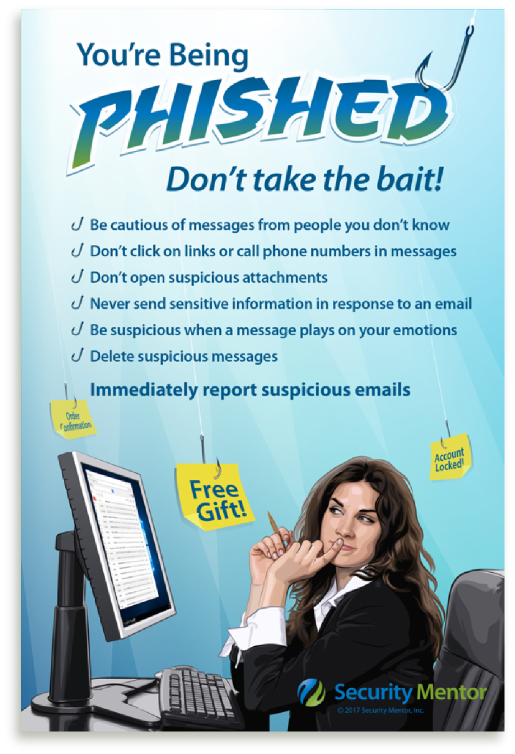 Avoid taking the bait. If it’s urgent or pulls at your emotions, it’s probably phishing.
#cybersecurity | #becybersmart