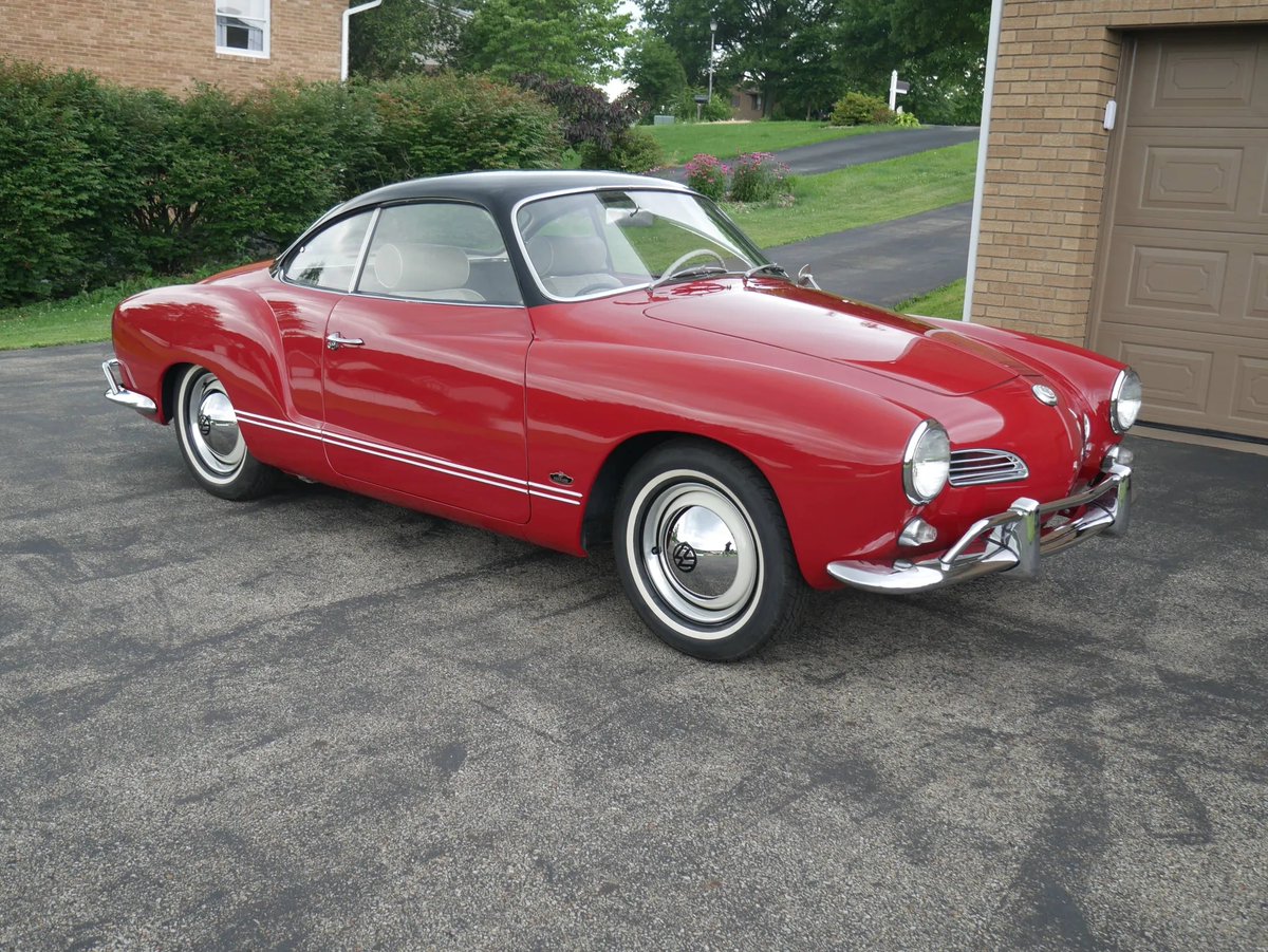 HemmingsNews's tweet photo. 🚗💨 A 1963 Volkswagen Karmann Ghia with only 63,168 miles and a pristine history to match.
Would you drive it or preserve it as a collector’s piece? 🤔
Available Now https://t.co/eqxLHJiO2U
#Hemmings #HemmingsFinds #Volkswagen #VintageCars #RestoredClassics https://t.co/bWf4iAUzkW