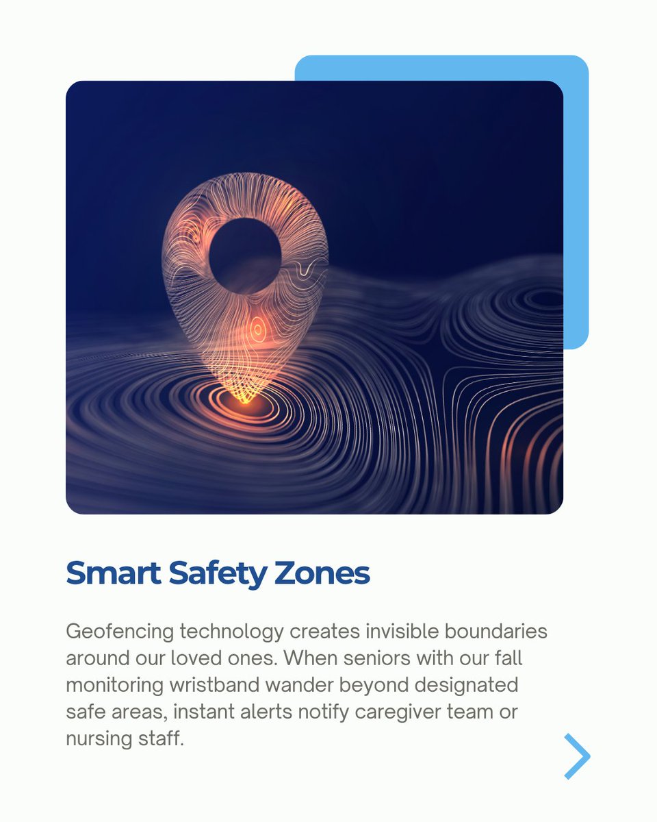 DriQHealth's tweet photo. 🏥 Revolutionary senior care tech that changes everything.

✅ Geofenced safety zones
✅ Real-time tracking
✅ Instant alerts 
✅ Cloud connectivity

Protecting independence while ensuring safety.
#SeniorCare #HealthTech #ElderSafety #Healthcare 

https://t.co/REe2I5tmgG https://t.co/uhbneOugn6