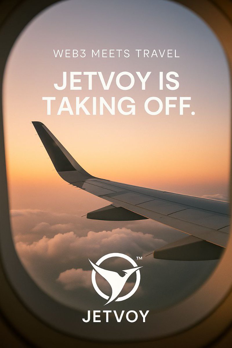 Web3WizKid65's tweet photo. @jeremybtc 4. Load up on real utility like $VOY and remind myself why I’m here.
@jetvoytoken lets you book flights with crypto no fiat, no fluff.
Bear or bull, I’m still flying. ✈️
Ca: 0xe58b3ab1fb80304de37a507a2449fea64bf0b507
#Jetvoy #CryptoWithPurpose #FlyWithCrypto https://t.co/N7ghcbb0tc