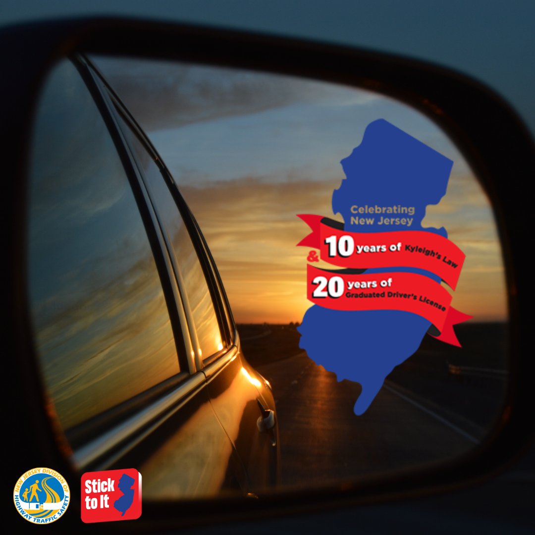 NJSIAA's tweet image. While enjoying your freedom from school - don&apos;t risk it on the roads. Teens &amp;amp; parents, make sure you are up to date on the latest GDL laws before you start enjoying these summer nights: bit.ly/4jTb3qA #TeenDriverSafety